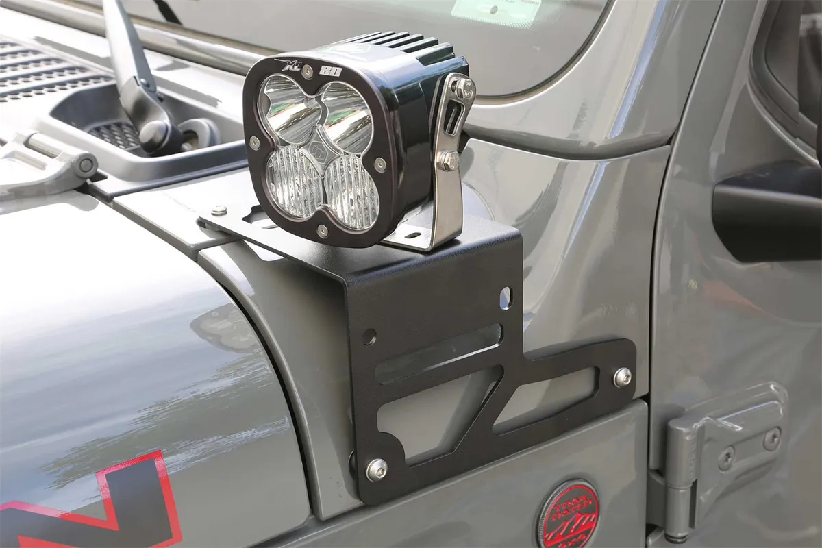 18c Wrangler/20c Gladiator 4WD Light Bracket Kit Nonadjustable product image