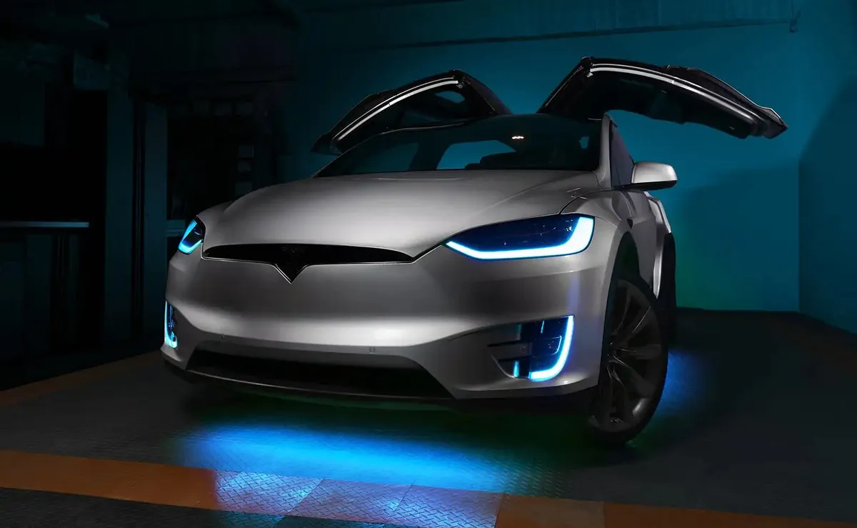 Oracle Lighting 2016-2024 Tesla Model x Dynamic Colorshift Headlight & Fog Light DRL Upgrade Kit - Combo product image