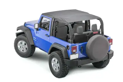 Steinjager Tops and Covers 2007-2018 Bimini 2 Door Black Diamond