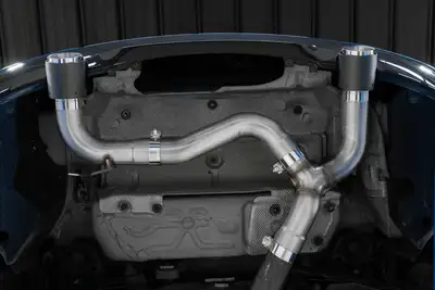 MBRP Exhaust 2017-2021 BMW M240i 3.0L 3.0 Inch Axle-Back Dual Rear Exit T304 Stainless Steel with Carbon Fiber Tips MBRP