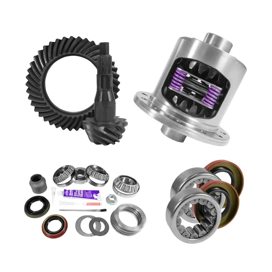 Yukon Gear and Axle 9.75 Inch Ford 4.11 Rear Ring & Pinion, Install Kit, 34Spl Posi, 2.99 Inch Axle Bearing USA Standard