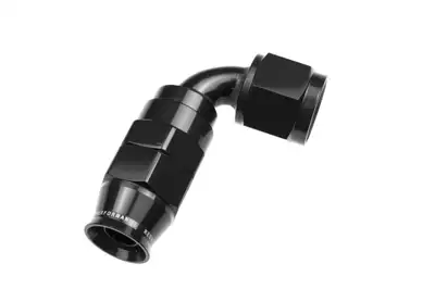 Redhorse Performance 08 an 90 Degree Ptfe Reusable Hose End Black