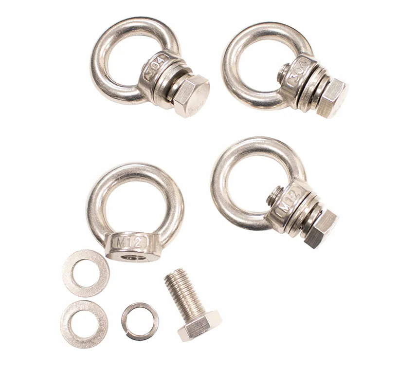 Jeep Storage/Bed Rack Tie Down Kit Stainless Steel Fishbone product image