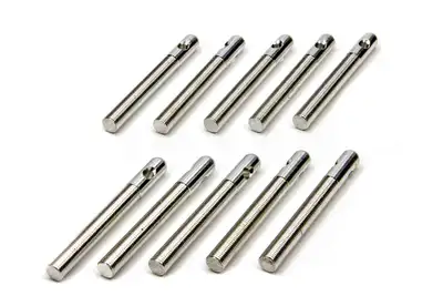 Allstar Performance Aluminum Hood Pins 3/8in Silver 10pk