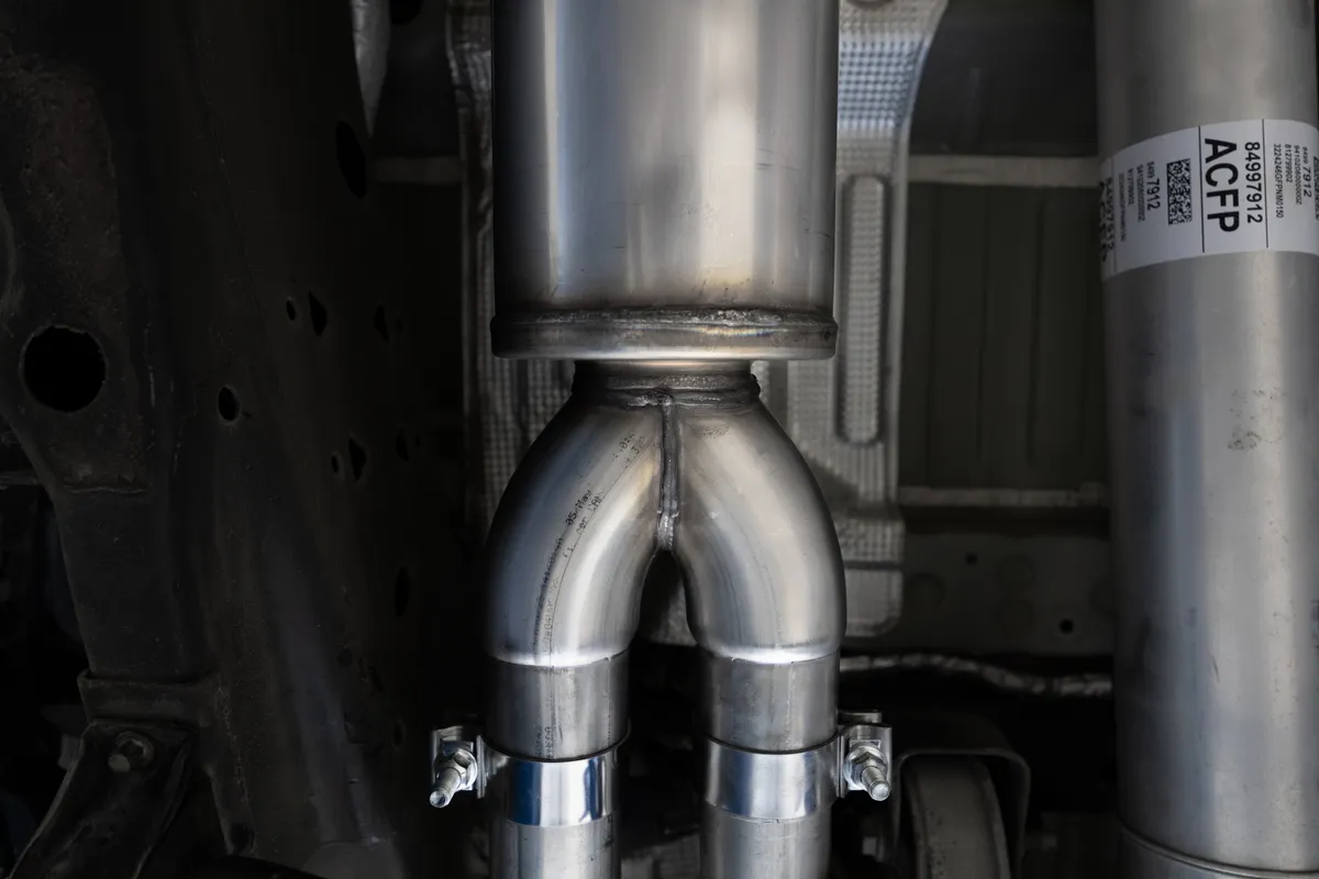 MBRP 2021-2025 Cadillac Escalades 6.2L. Excludes V-Series T304 Stainless Steel 3 Cat-Back 2.5 Dual Split Rear S5007304 product image