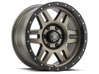 ICON Vehicle Dynamics ICON Alloys Six Speed, Bronze, 17 x 8.5 / 6 x 135, 6mm Offset, 5" BS