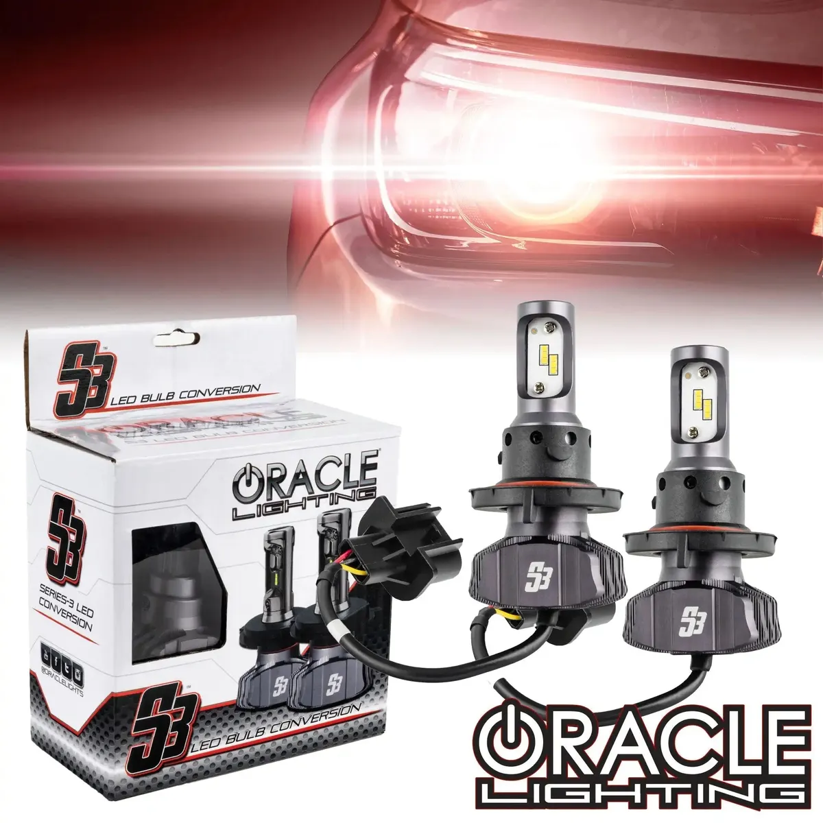 2007-2017 Jeep Wrangler H13 - ORACLE S3 LED Bulb Upgrade (High/Low Beam Headlight (Non-Projector)) product image