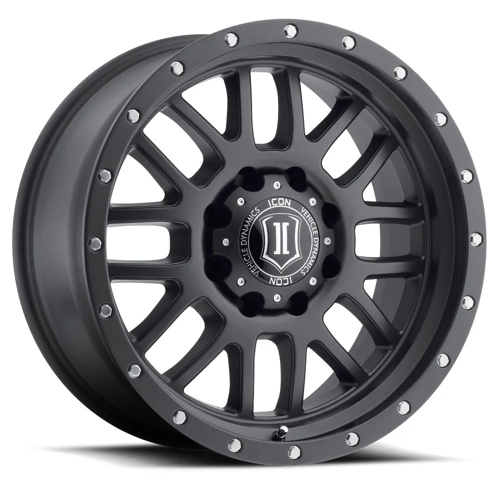 ICON Alloys Alpha, Satin Black, 20 x 9 / 8 x 170, 0mm Offset, 5" BS product image