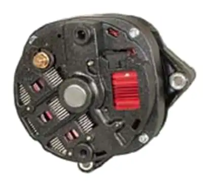 Power Master XS Volt™ Hi Amp Alternator; CS144; Offset 2 in. Spools; 200 Amp; 125 Idle; Black;