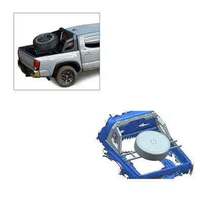 Black Horse Off Road Black Horse Off Road Stark Tire Carrier Black Steel STC03