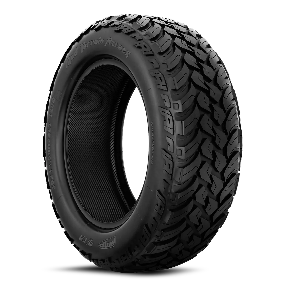 Amp Tires 38x13.50r24lt Mud Terrain Attack M/T 12pr 127qf 80psi Max