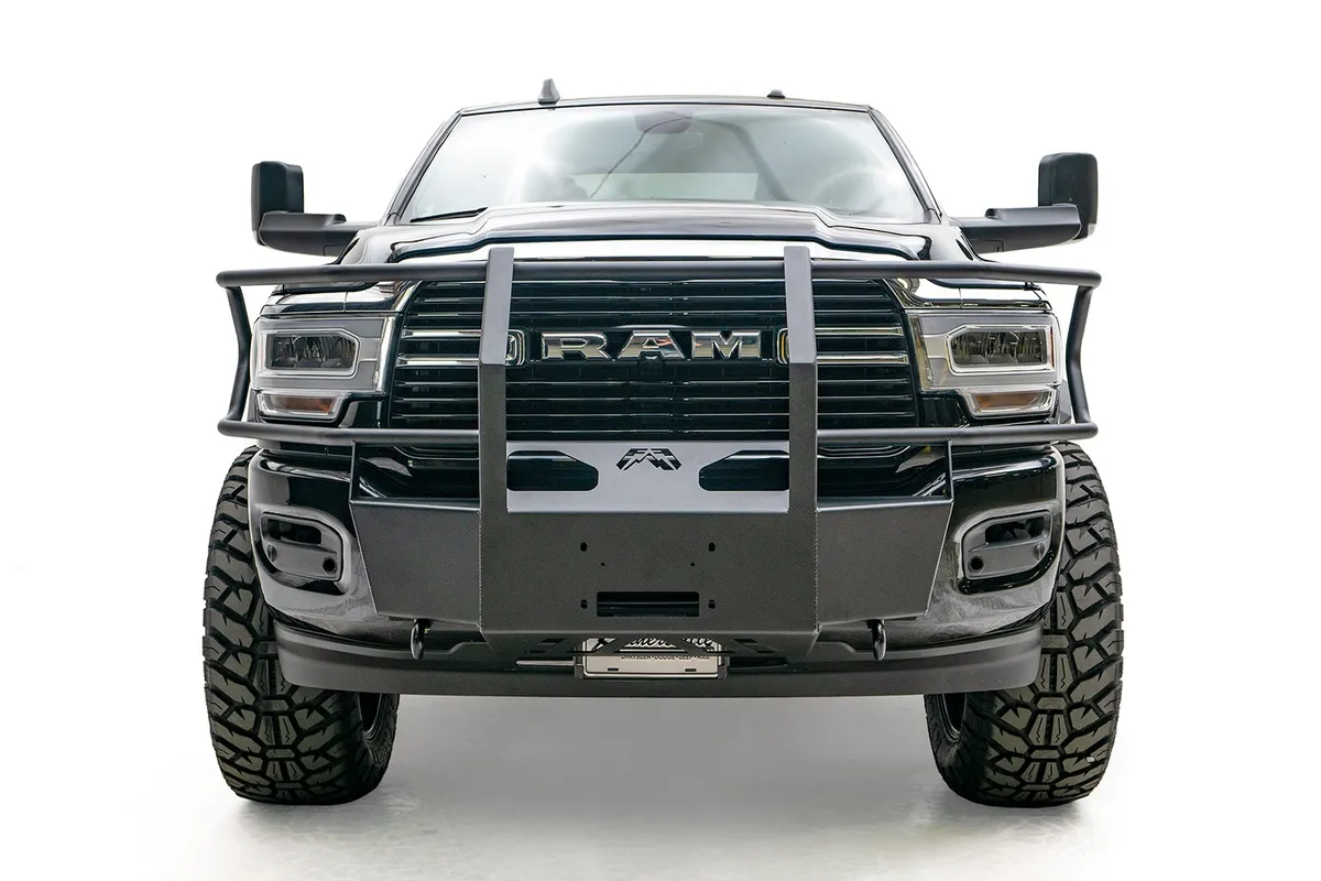 19c RAM 2500/3500(New Body Style) HD Large Frame Winch Mount w/ Full Guard product image
