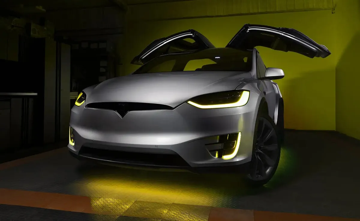 Oracle Lighting 2016-2024 Tesla Model x Dynamic Colorshift Headlight & Fog Light DRL Upgrade Kit - Combo product image