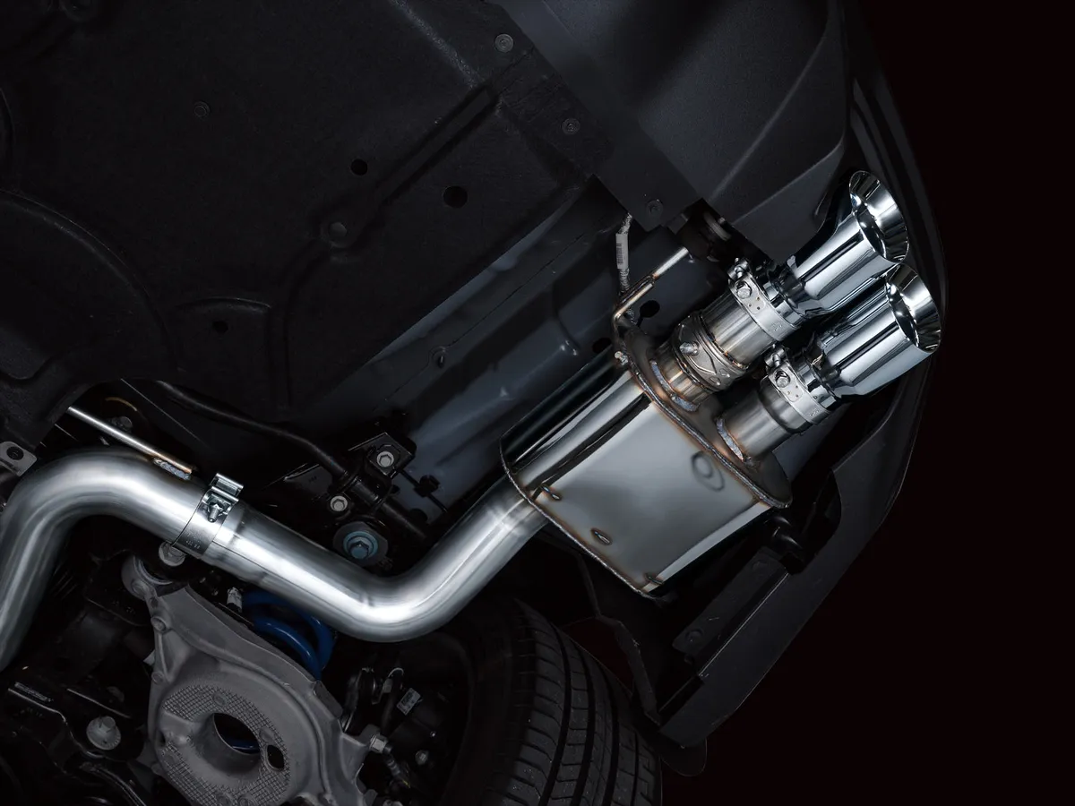 AWE SwitchPath™ Exhaust for S650 Ford Mustang GT Fastback - Quad Chrome Silver Tips product image
