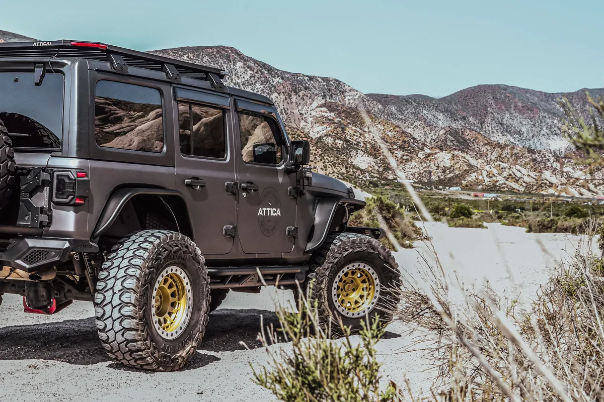 Attica 4x4 ATTJL01H107-BX-R 2018-2024 Jeep Wrangler JL Terra Series Rear Fender Flares product image