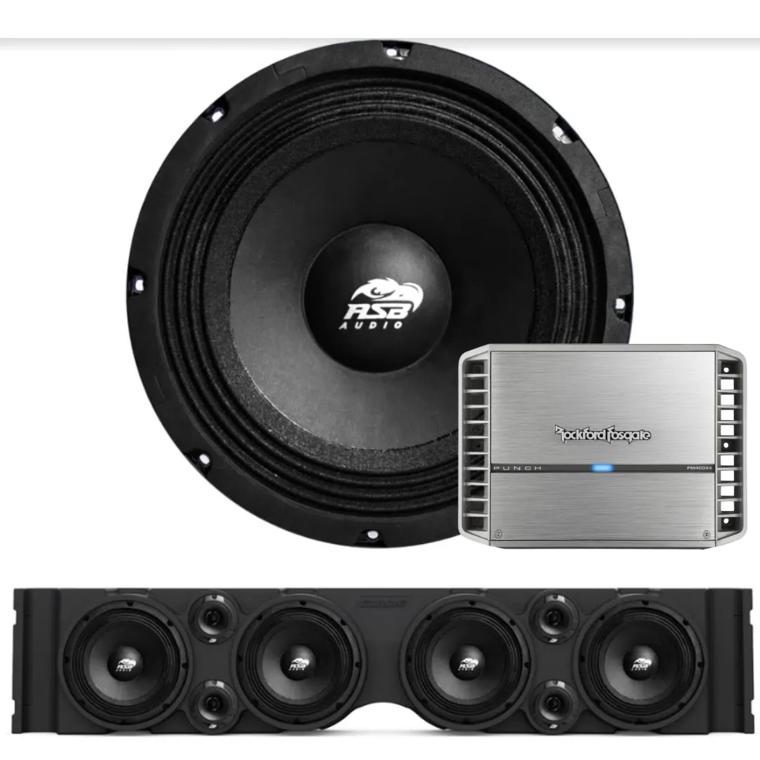 TJ/YJ American SoundBar Package (Red) product image