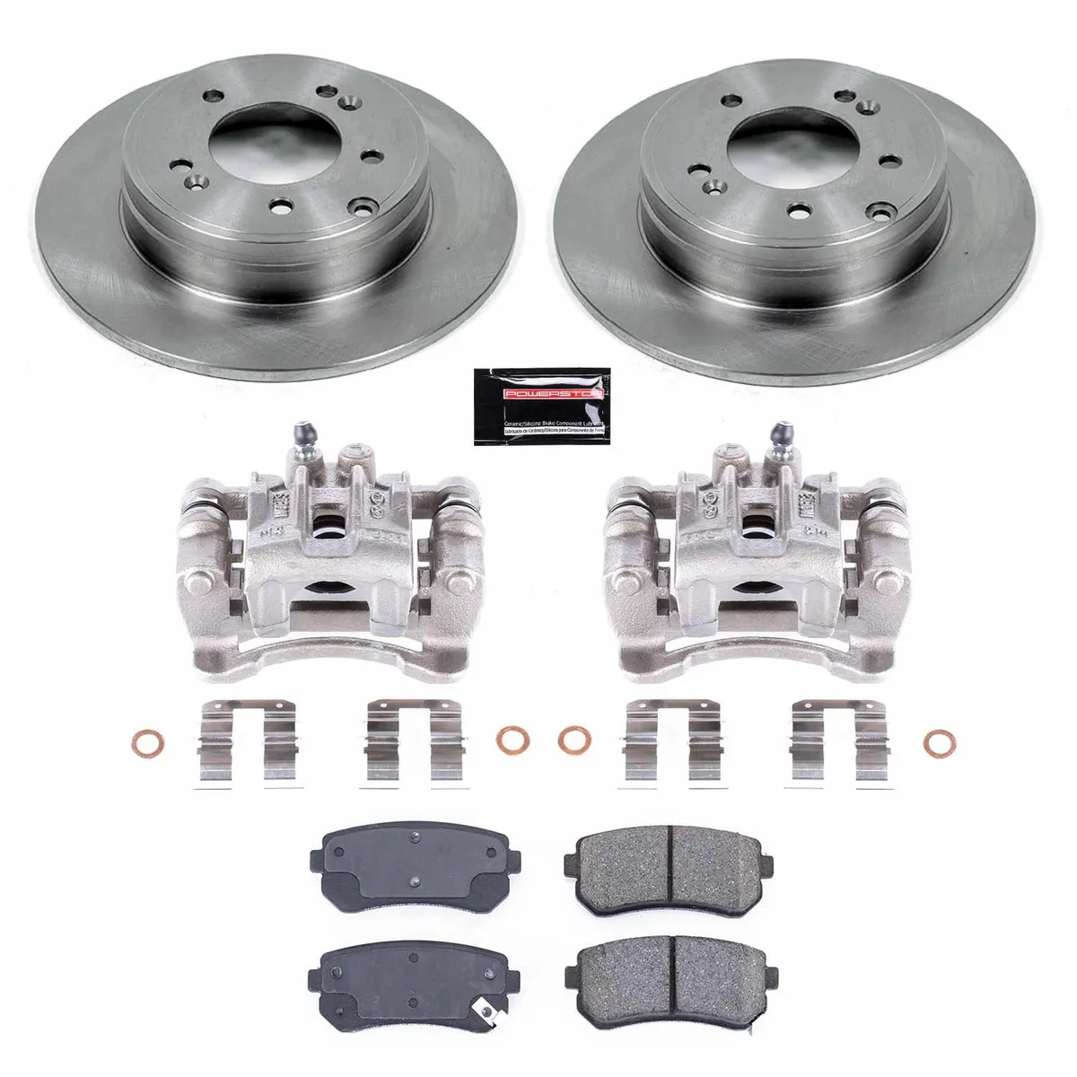 Z17 Direct Replacement Kit: Rotors; Ceramic Pads; Calipers product image