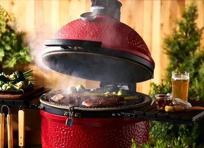 Kamado Joe Classic II w/ Heat Deflector & Tools w/ Kjcbh