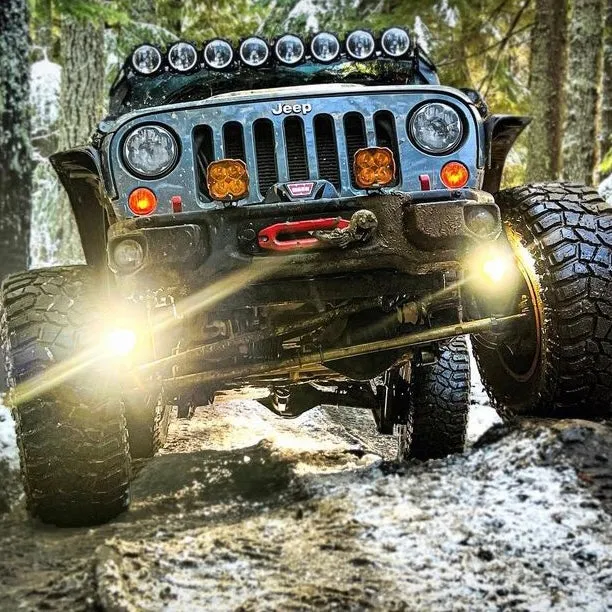 Jeep JK Steerable Knuckle Pod Light Mounts (2007-2018 Wrangler) product image