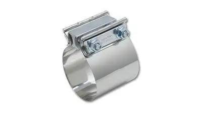 Vibrant Performance Easy Seal Exhaust Sleeve Clamp; For 4 in. O.D. Tubing; Butt Joint Style; 430 Stainless Steel;