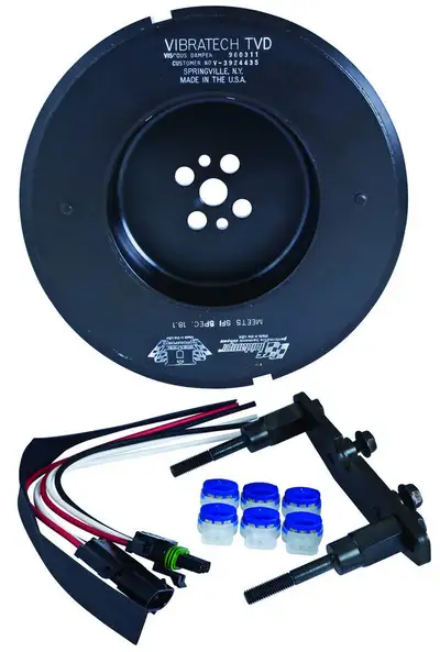 Fluidampr Performance Diesel Dodge Cummins 5.9L 1992-1998 12V Internal Balance Steel Black Zinc Finish O.D. 9-34 In. Performance Damper