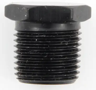Fragola Performance Systems 1/8 Male Hex Pipe Plug Black