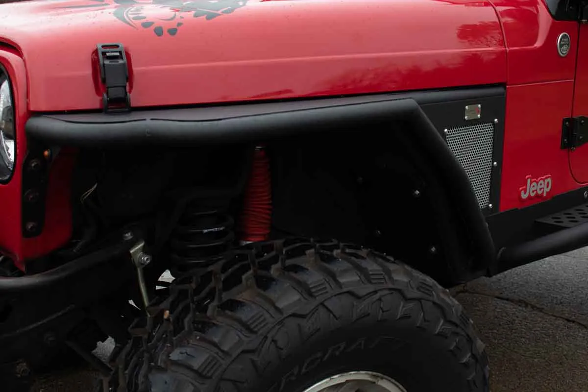 Wrangler Front Fenders Paintable Mesh Upgrade for 97-06 Wrangler Fishbone product image
