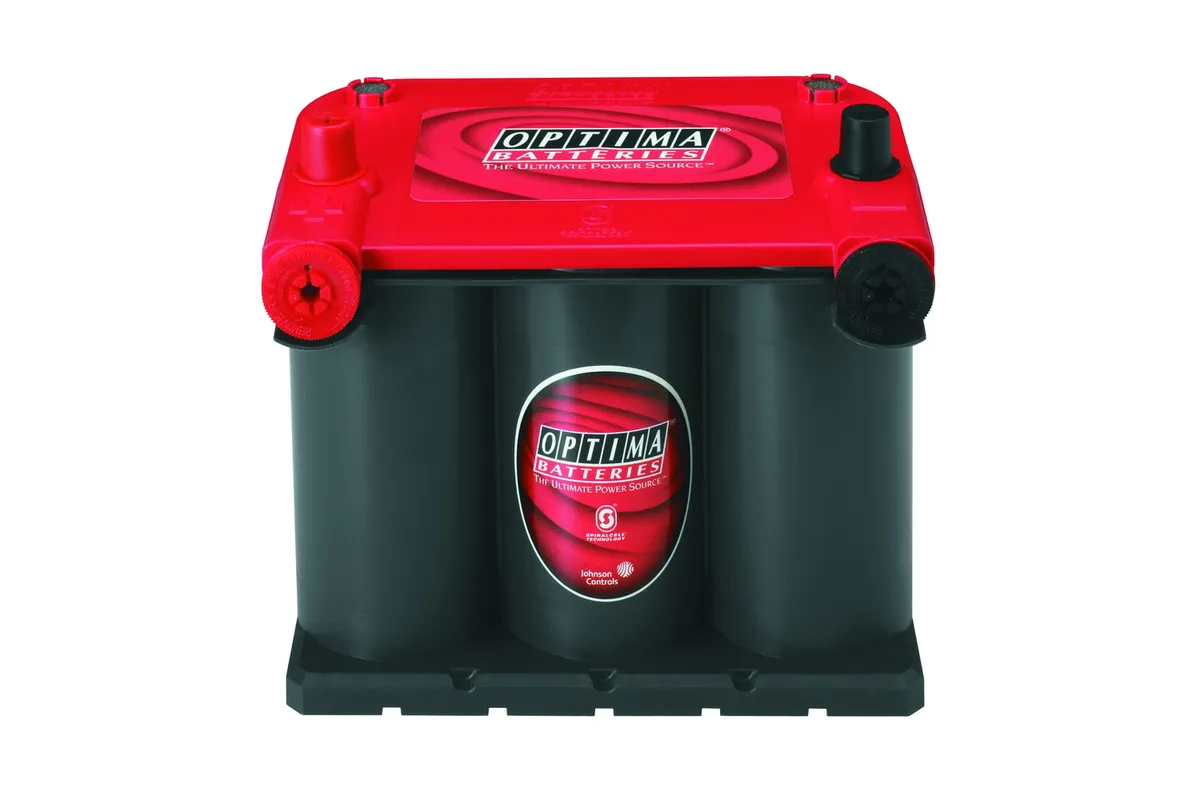 RedTop® Battery; UNBOXED; Group 75/25; Cold Crank Amps 720; Crank Amps 910; Reserve Capacity 90; Ampere Hour 44; Dual Terminal; L-9 5/16 in.; W-6 13/16 in.; H-7 5/8 in.; product image