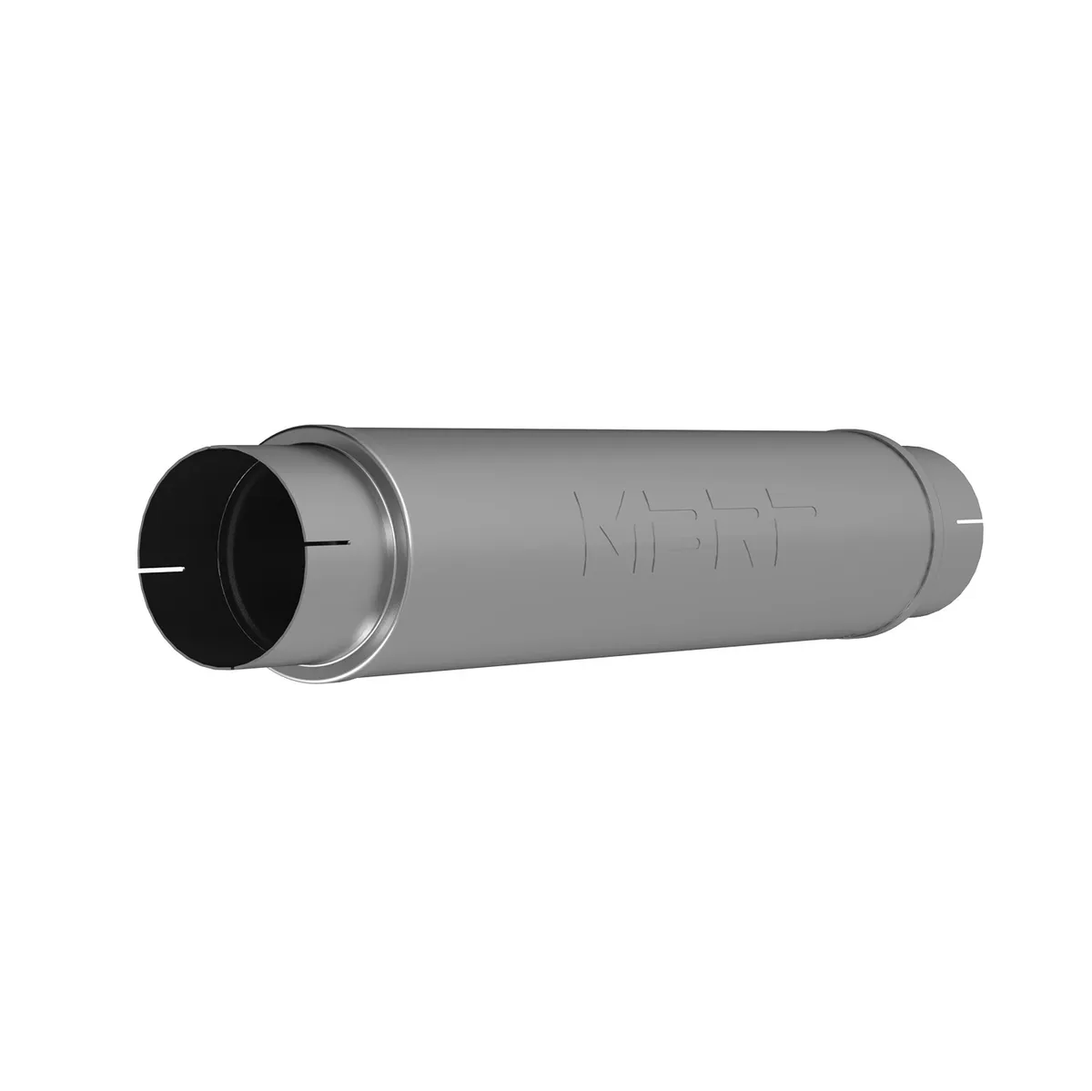 Armor Lite Muffler; 5 in. Inlet/Outlet Diameter; 6 in. x 24 in. Body; 31 in. Overall; Aluminized; 4 in. Outlet Diameter Tip; product image