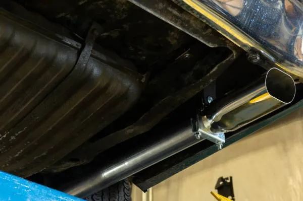 Exhaust Tail Pipe Tip Set 69-72 Chevelle 2.5 in Slip Fit Clamp On Hardware Not Incl Polished 304 Stainless Steel Pypes Exhaust product image