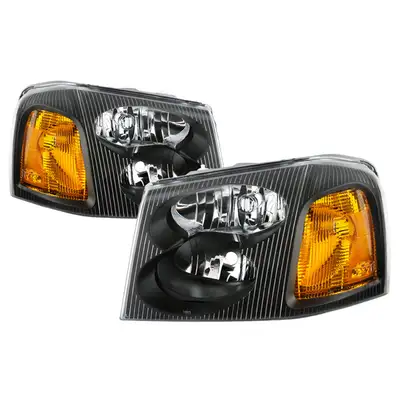 Spyder Auto 0209 Envoy/0206 Envoy Xl/0405 Envoy Xuv OEM Style Headlights Black