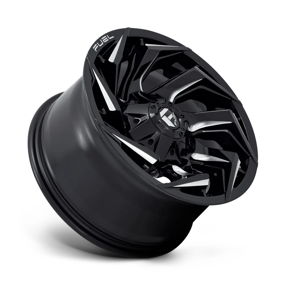 Fuel Wheels | Reaction | Gloss Black Milled product image