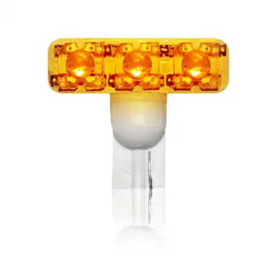 Recon Accessories 194 168 T-10 High-Power 1-Watt LED Bulb 1pc Only - Amber Replaces Factory Ford Superduty 99-16 Cab Light Bulbs 6 LED