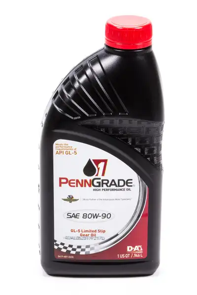 PennGrade Penngrade 1 Limited Slip Gl5 Gear Oil SAE 80w90 3 Gal qt cs