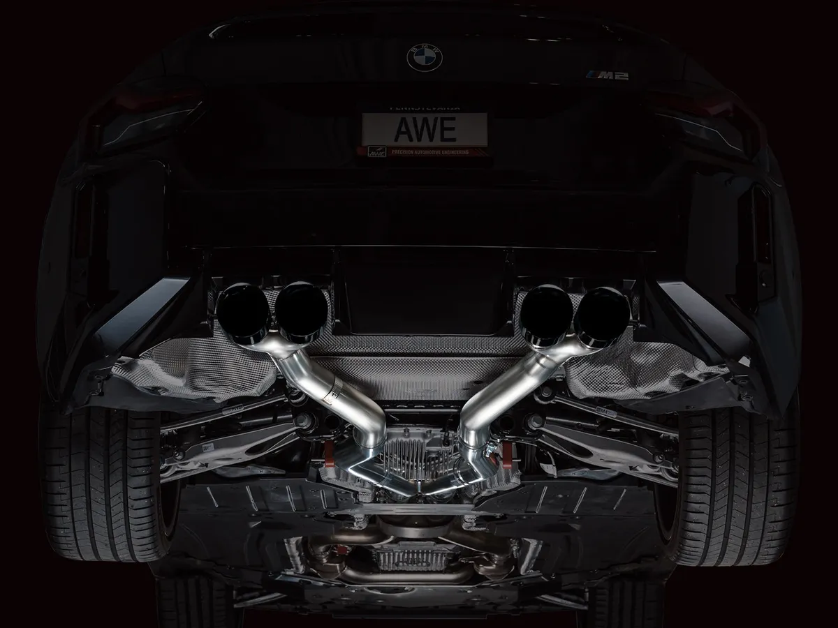 AWE SwitchPath™ Exhaust for BMW G87 M2 - Chrome Silver Tips product image
