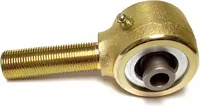 Rock Jock Forged Johnny Joint 2 Inch 2 Inch X 0.500 Inch Ball 3/4 Inch-16 Right Hand Threaded Shank Externally Greased Each RockJock 4x4