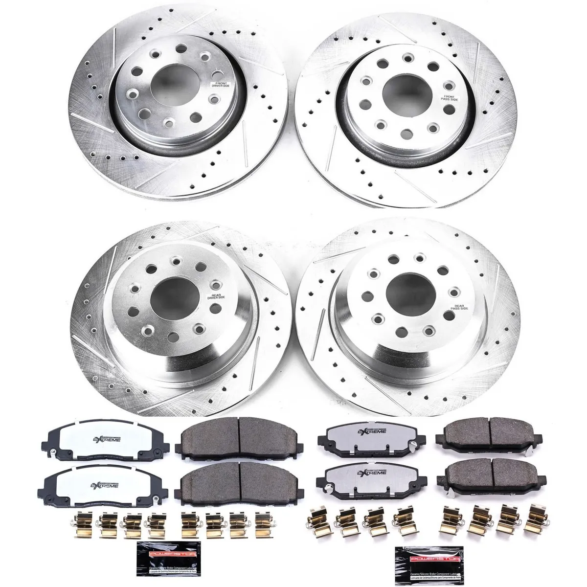 Z36 Truck/Tow Upgrade Kit: Drilled/Slotted Rotors; Carbon-Fiber Ceramic Pads W/Hardware product image