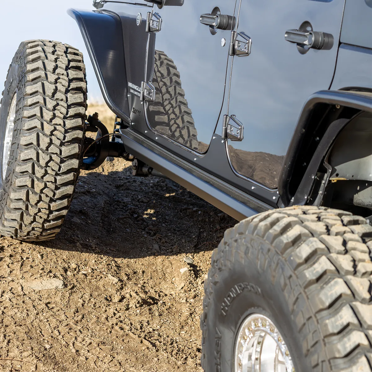 0718 Wrangler Bolt On Slider Kit Raw product image