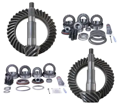 Revolution Gear & Axle 2014 and Newer Chevy 1500 6.2L 9.768.25 4.10 Gear Package Front and Rear Gears and Master Kits Factory 3.21 or lower will need carrier or spacer