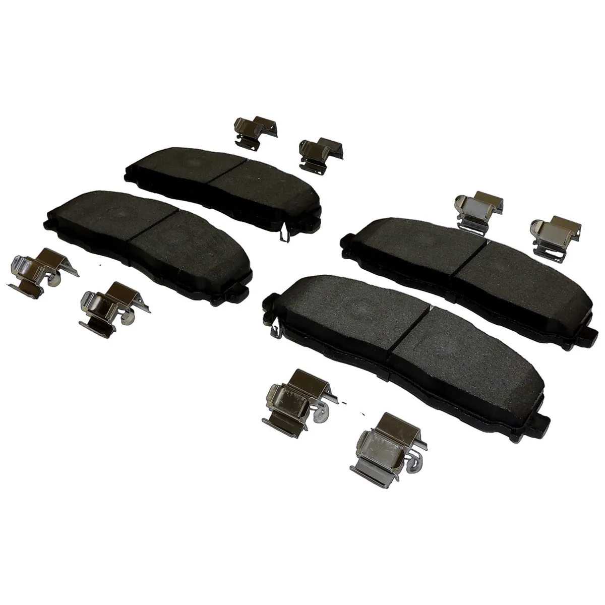 Disc Brake Pad; Front; Includes Brake Pads and Springs; w/ .95 in. Thick Front Brake Rotors; product image