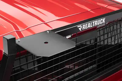 RealTruck Backrack Light Brkt 11''x11'' Base Safety Rack Universal Except Backrack Fasteners Incld