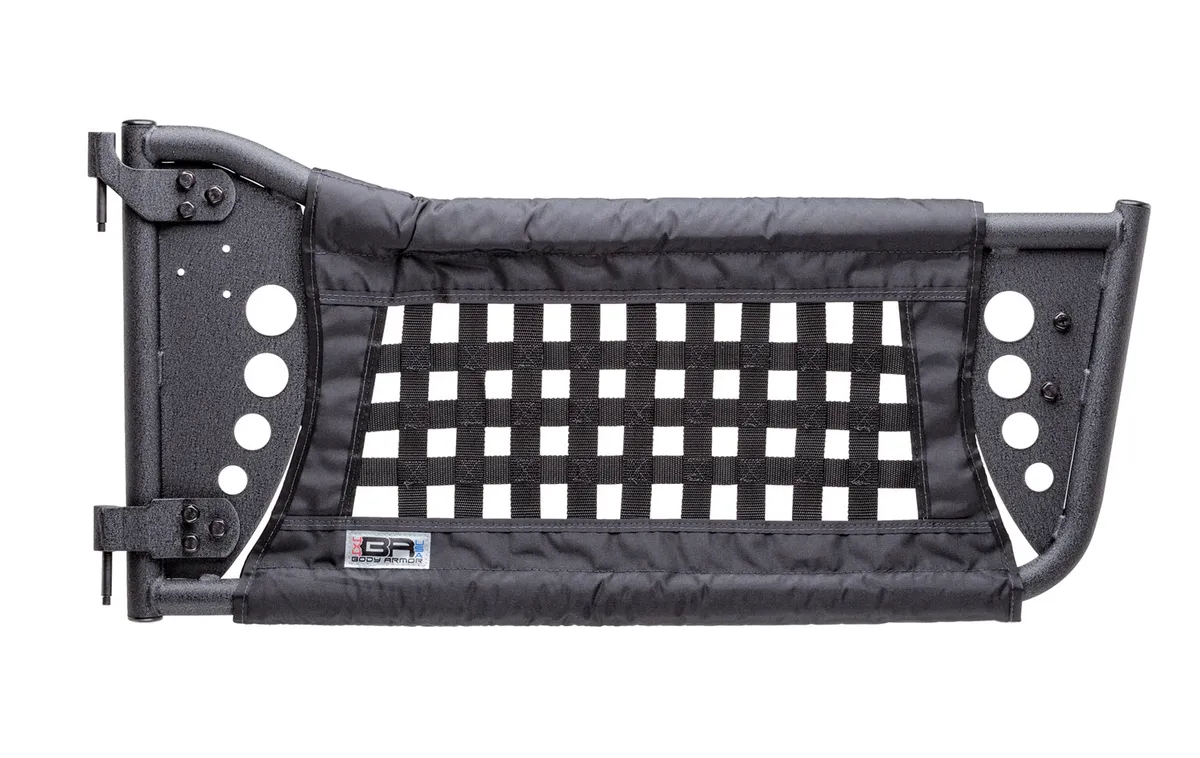Trail Doors; Gen III; Pair; Steel; Nylon Webbing Included; Textured Black Powder Coat; product image