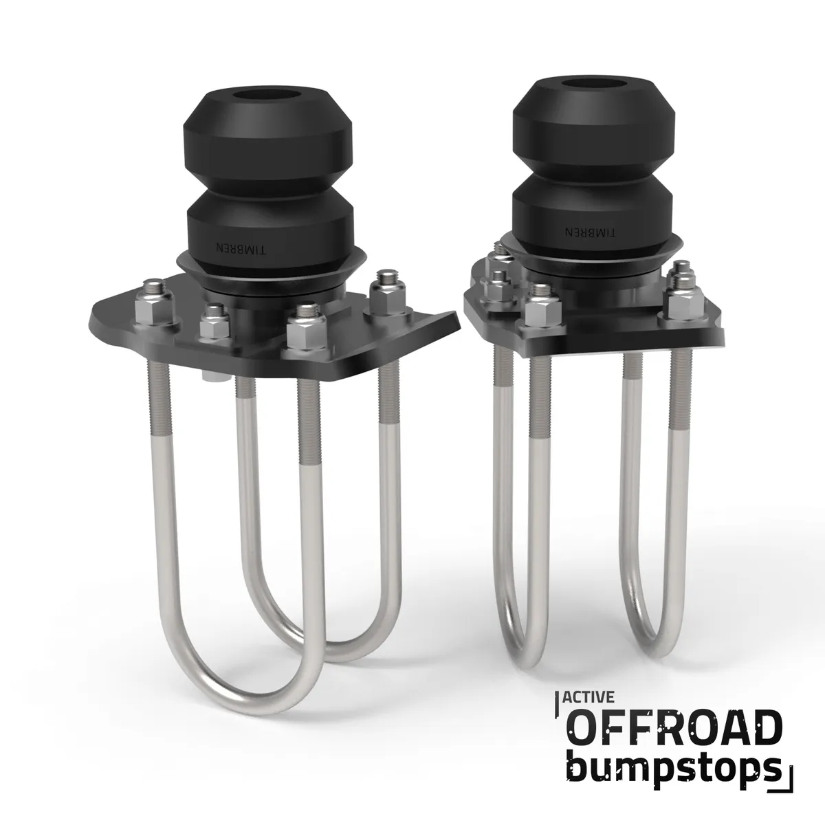 Active Off-Road Bumpstops w/ U-Bolt Flip Kit For 2015-2022 Chevy Colorado And 2015-Present Gmc Canyon - Rear Kit - Sku #absgmfk product image