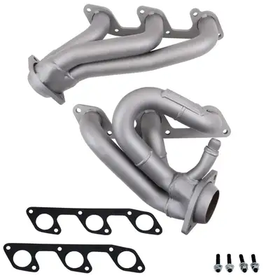 BBK Performance Ford Mustang V6 1-5/8 Shorty Exhaust Headers Titanium Ceramic 05-10