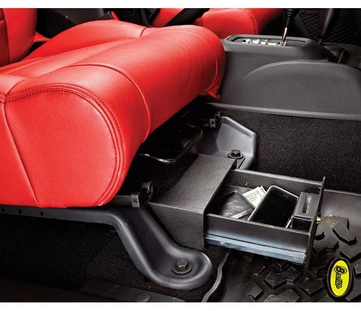 Underseat LockBox For Jeep 07-18 Wrangler JK 4-Door 08-10 Wrangler JK 2-Door Passenger Side Bestop product image
