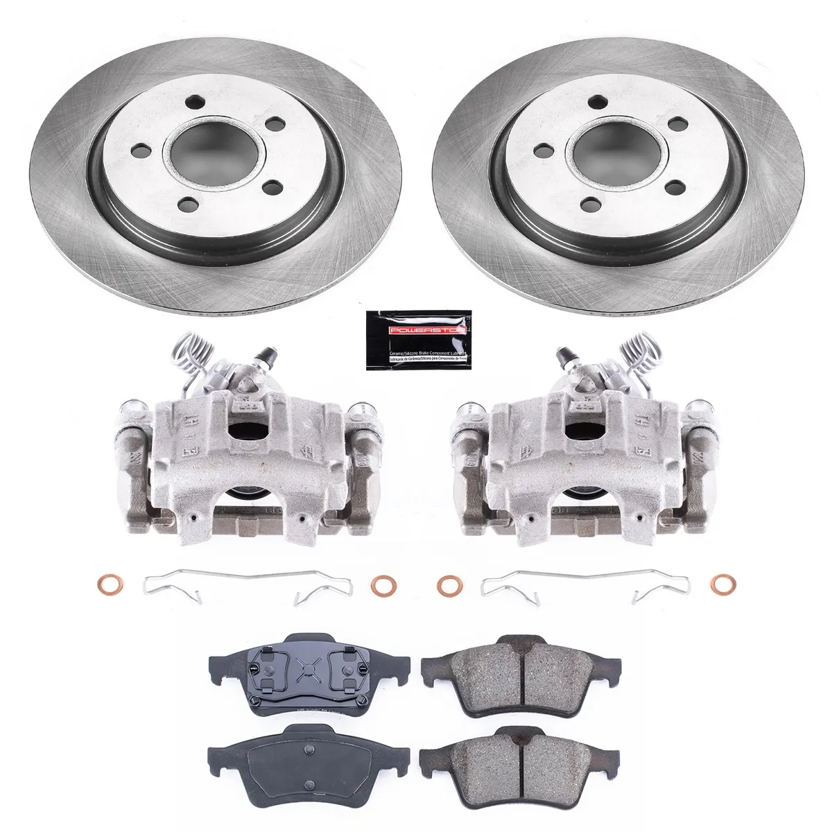 Z17 Direct Replacement Kit: Rotors; Ceramic Pads; Calipers product image