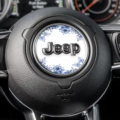 Under The Sun Inserts Snowflakes Steering Wheel Decal