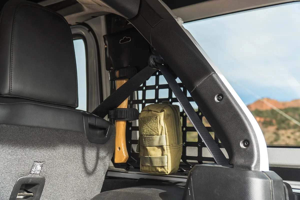 2018-2025 Jeep Wrangler 4-Door DV8 Offroad Rear Window Pocketed Molle Panels product image
