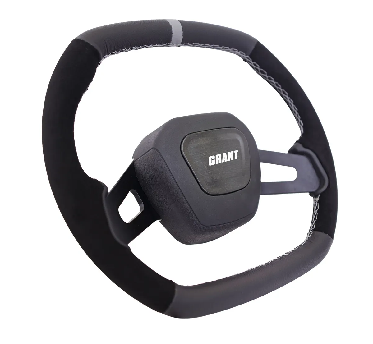 C8 Performance Steering Wheel; Gray Center Stripe; product image