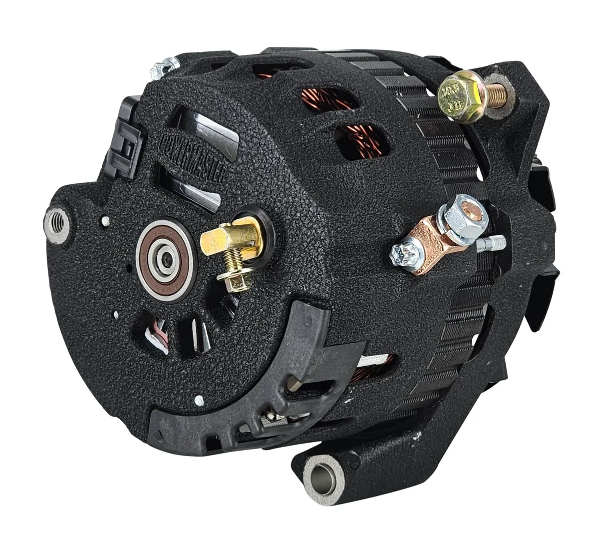 Alternator; CS130; 140 Amp; 6 Groove; Wrinkle Black Finish; - $235.61 ...